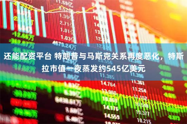 还能配资平台 特朗普与马斯克关系再度恶化，特斯拉市值一夜蒸发约545亿美元