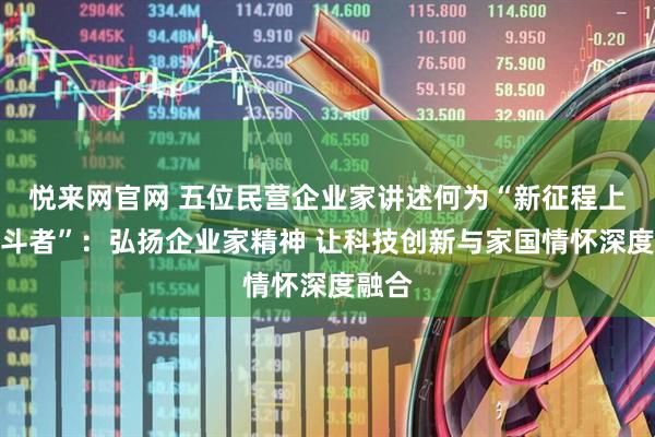 悦来网官网 五位民营企业家讲述何为“新征程上的奋斗者”：弘扬企业家精神 让科技创新与家国情怀深度融合
